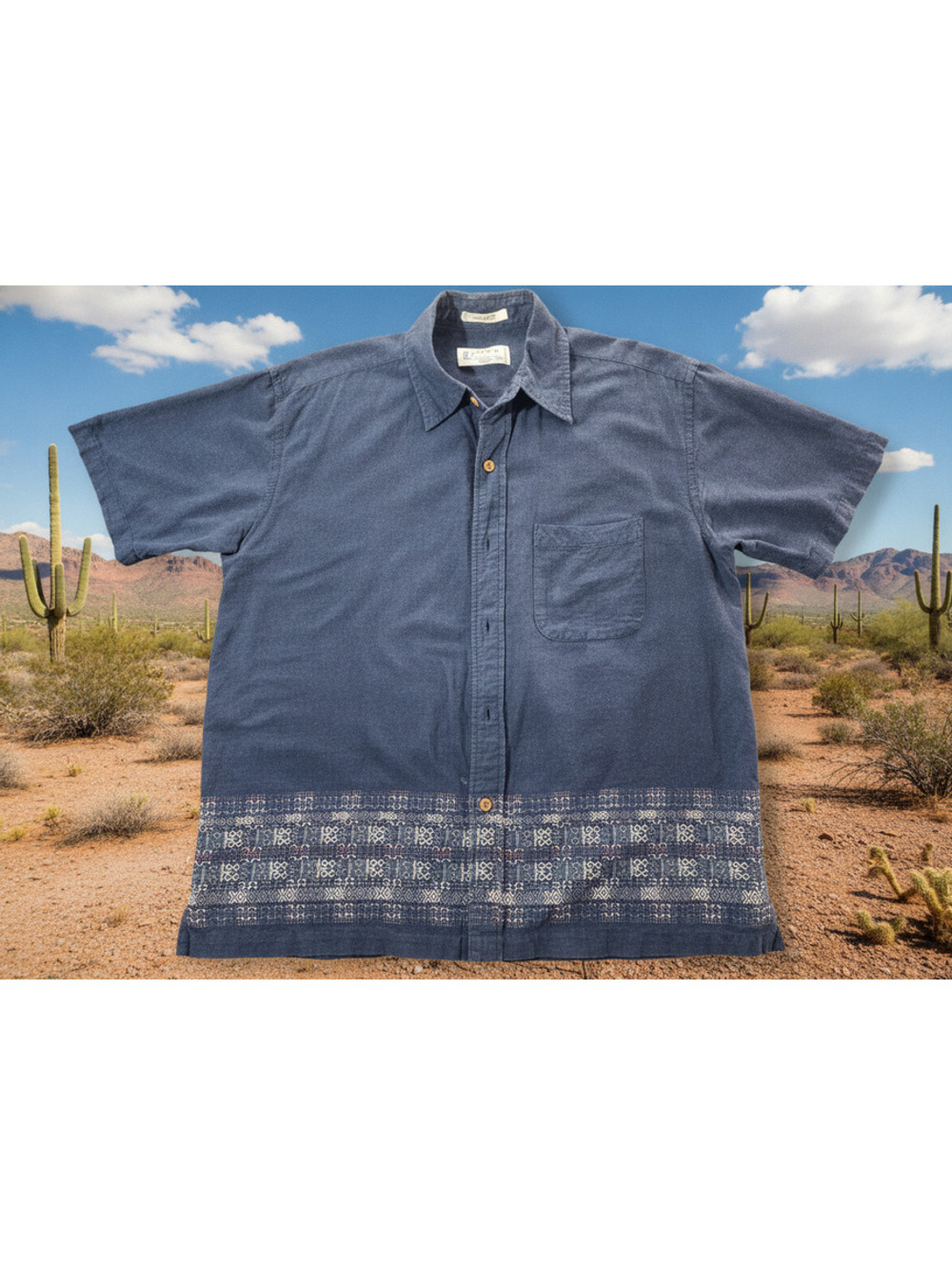 Orvis 100% Cotton Short Sleeve Button Down Shirt - Size Large